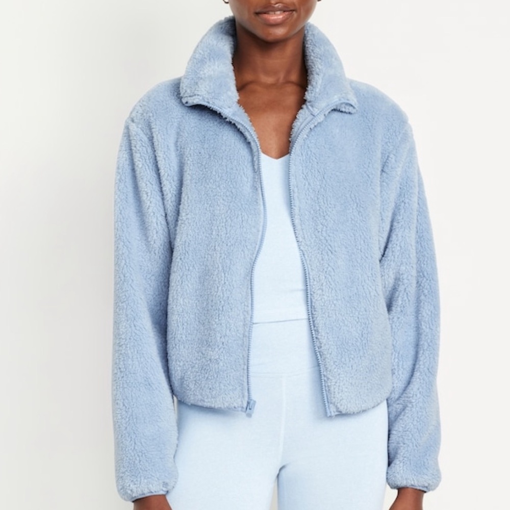 NWT Old Navy Sherpa Zip Jacket